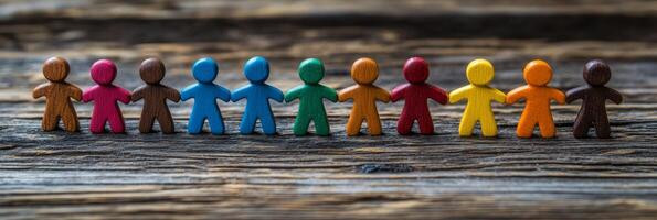 colorful-figures-represent-and-symbolize-the-ideals-of-unity-teamwork-and-inclusion-strongly-emphasizing-the-importance-of-cooperation-and-friendship-within-a-diverse-and-vibrant-community-photo